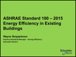 ASHRAE Energy Efficiency for Existing Buildings Standard 100