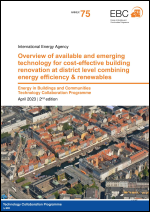 Overview of available and emerging technology for cost-effective building renovation at district level combining energy efficiency & renewables
