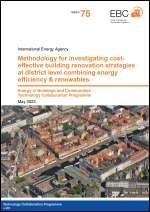 Methodology for investigating cost-effective building renovation at district level combining energy efficiency & renewables