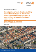 Investigation of cost-effective building renovation strategies at the district level combining energy efficiency & renewables – a case studies-based assessment