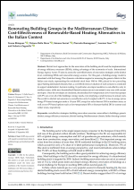 Renovating Building Groups in the Mediterranean Climate: Cost-Effectiveness of Renewable-Based Heating Alternatives in the Italian Context